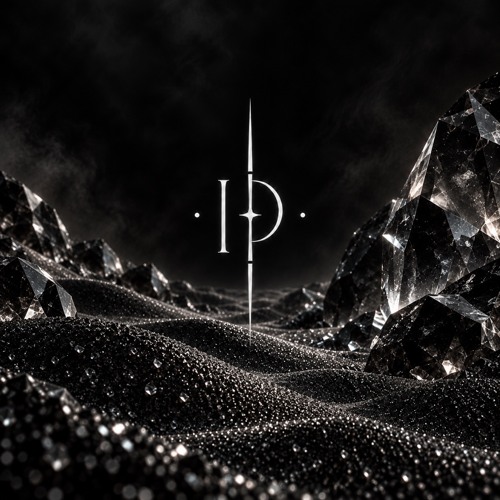 White Hologram People monogram above a dark, glittering landscape of jagged crystalline forms.